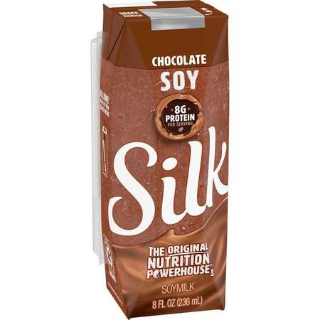 SILK Silk Aseptic Soy Chocolate 8 fl. oz., PK18 136465